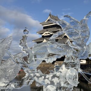 国宝松本城氷彫フェスティバル