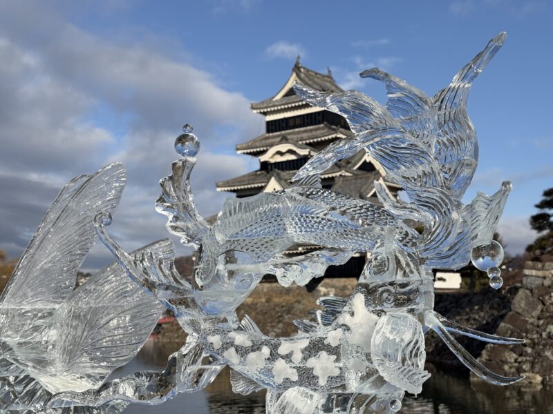 国宝松本城氷彫フェスティバル