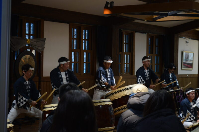 新春！ 信濃国松川響岳太鼓