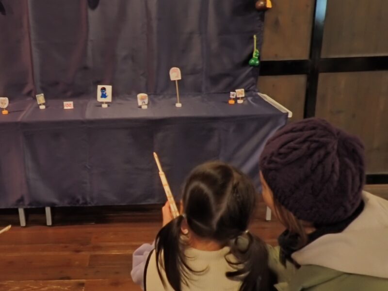 わりばし鉄砲作り