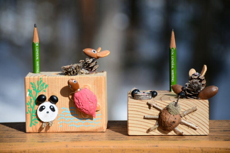 えんぴつ立て作り