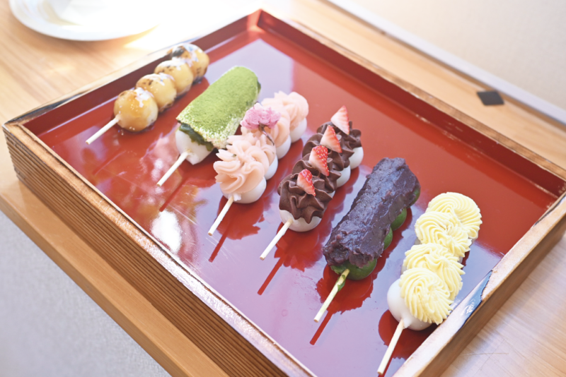 【Yummy Time!】並んだお団子にワクワク。〈あづみ野だんご〉
