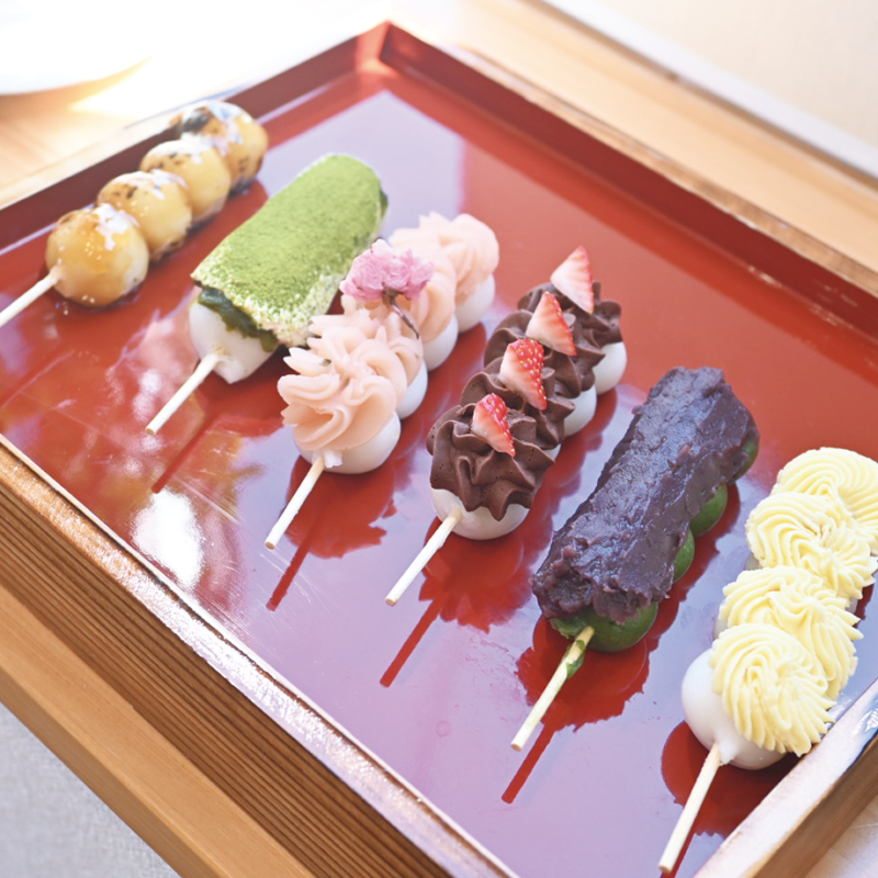【Yummy Time!】並んだお団子にワクワク。〈あづみ野だんご〉